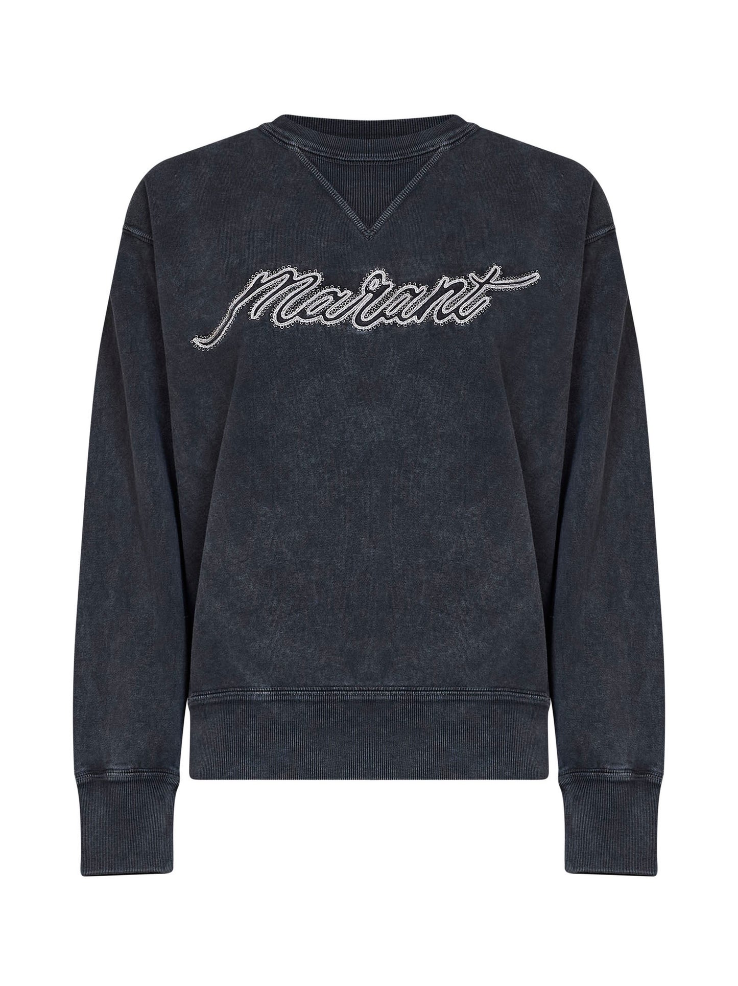 Faded black fleece cotton Rise sweatshirt