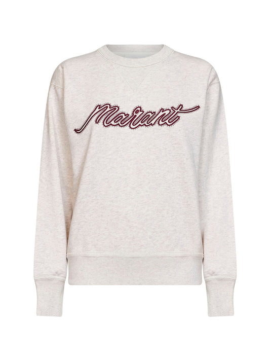 Ecru fleece cotton Rise sweatshirt