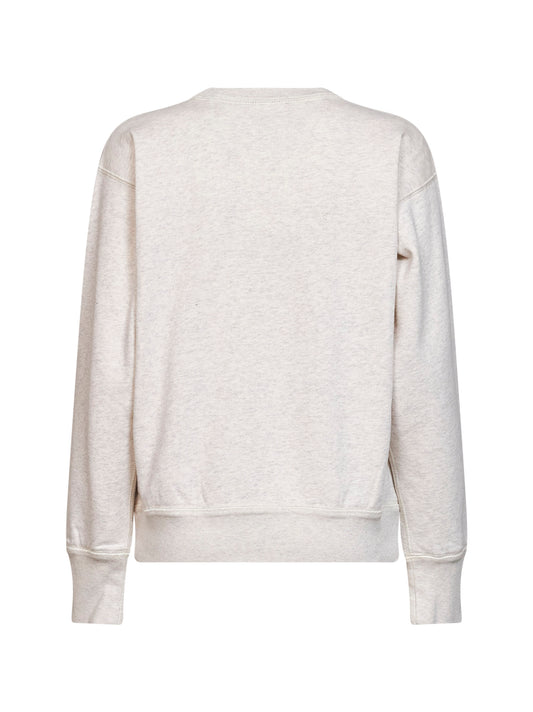 Ecru fleece cotton Rise sweatshirt