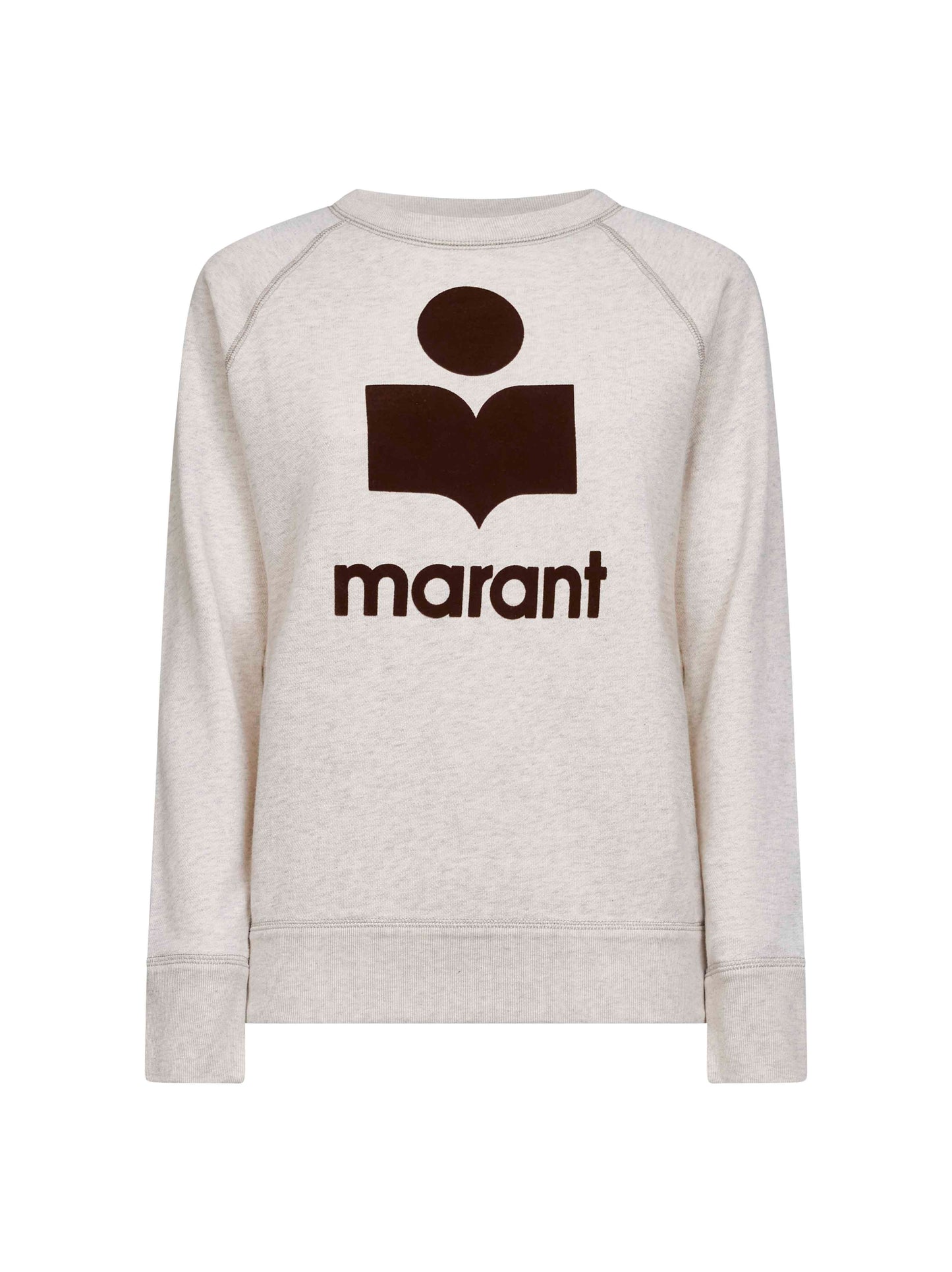 Ecru cotton logo Millyny sweatshirt