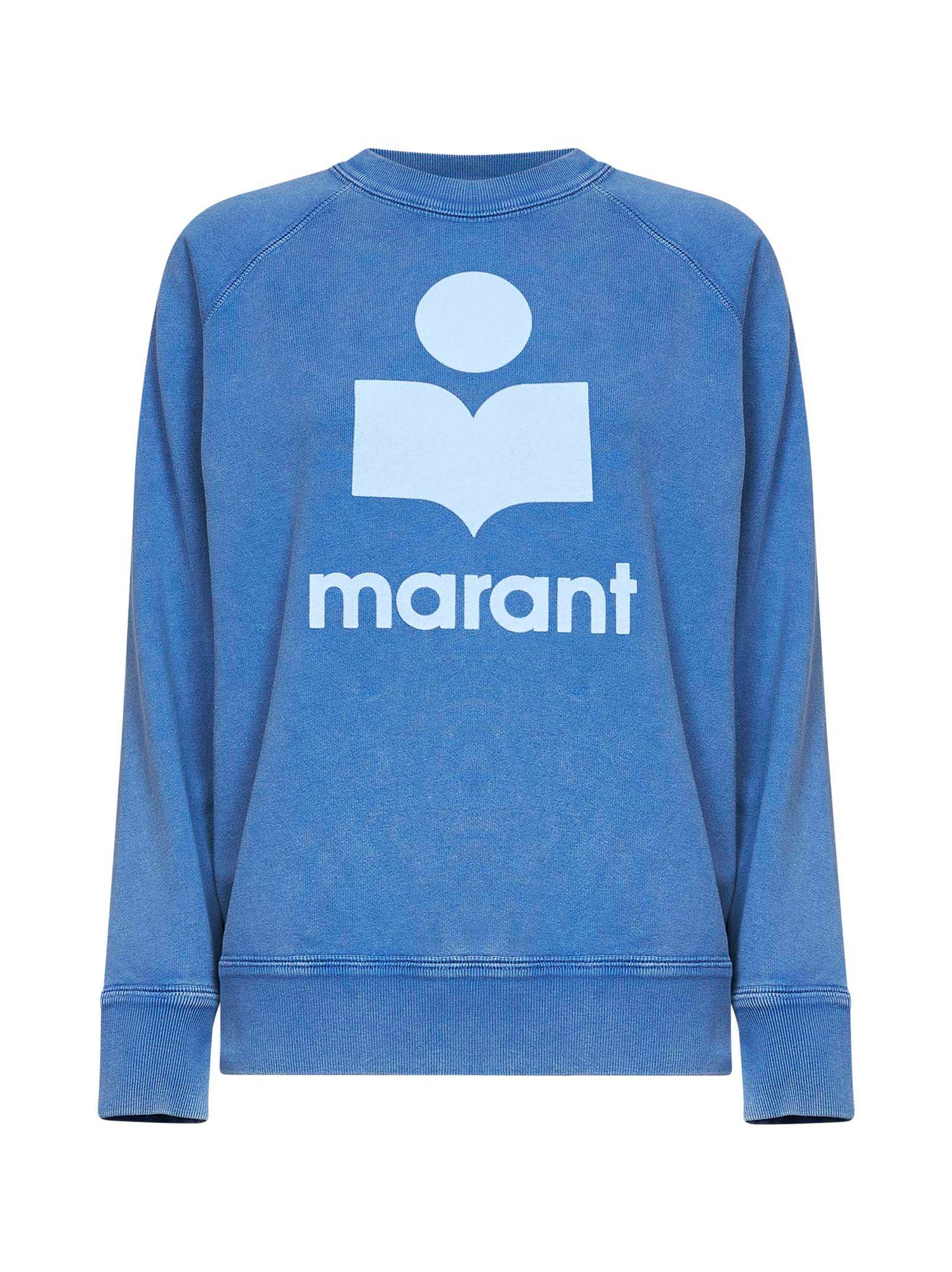Blue cotton blend Millyny logo sweatshirt
