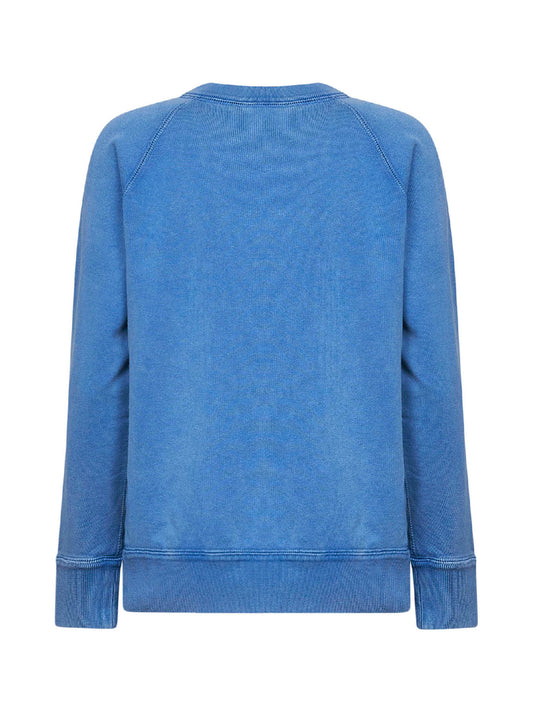 Blue cotton blend Millyny logo sweatshirt