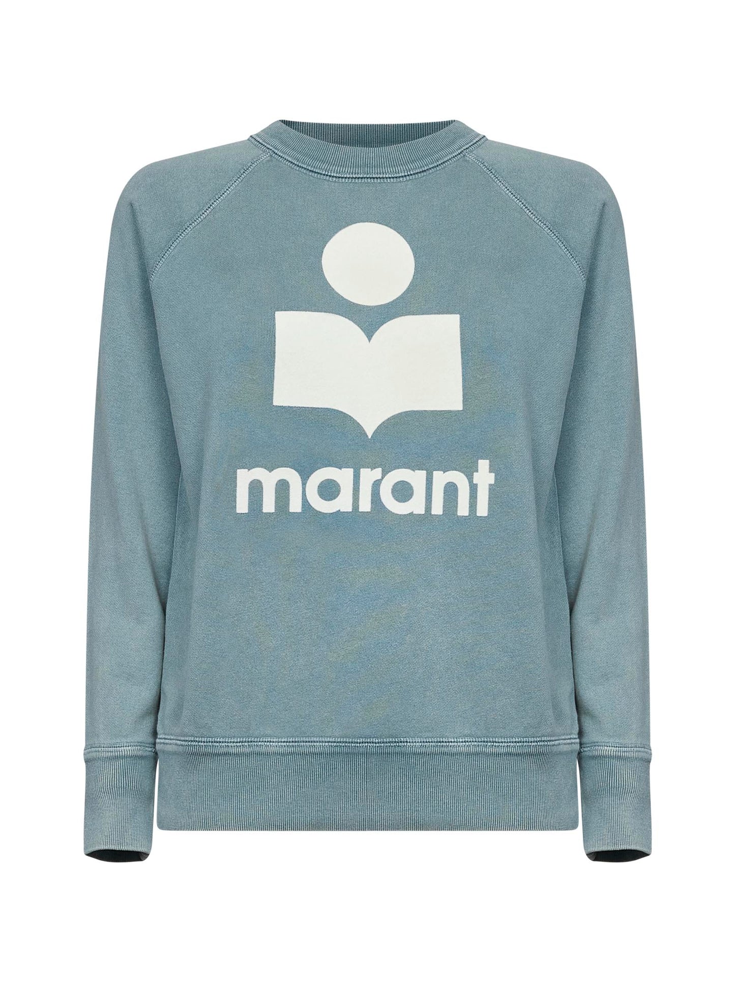Sage green cotton blend Millyny logo sweatshirt