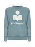 Sage green cotton blend Millyny logo sweatshirt