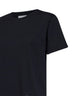 T-shirt con logo Aby in jersey di cotone nero