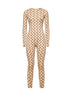 Tuta "Monogram" beige