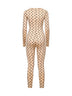 Tuta "Monogram" beige