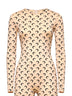 Tuta "Monogram" beige