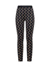 Black Moon print recycled jersey leggings