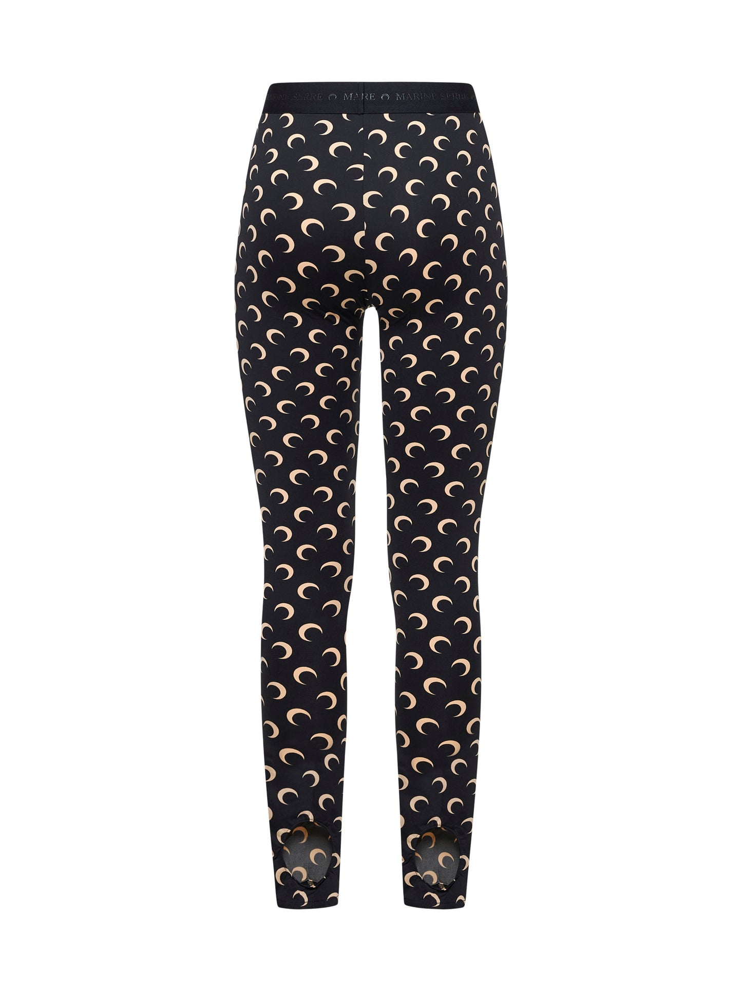 Black Moon print recycled jersey leggings