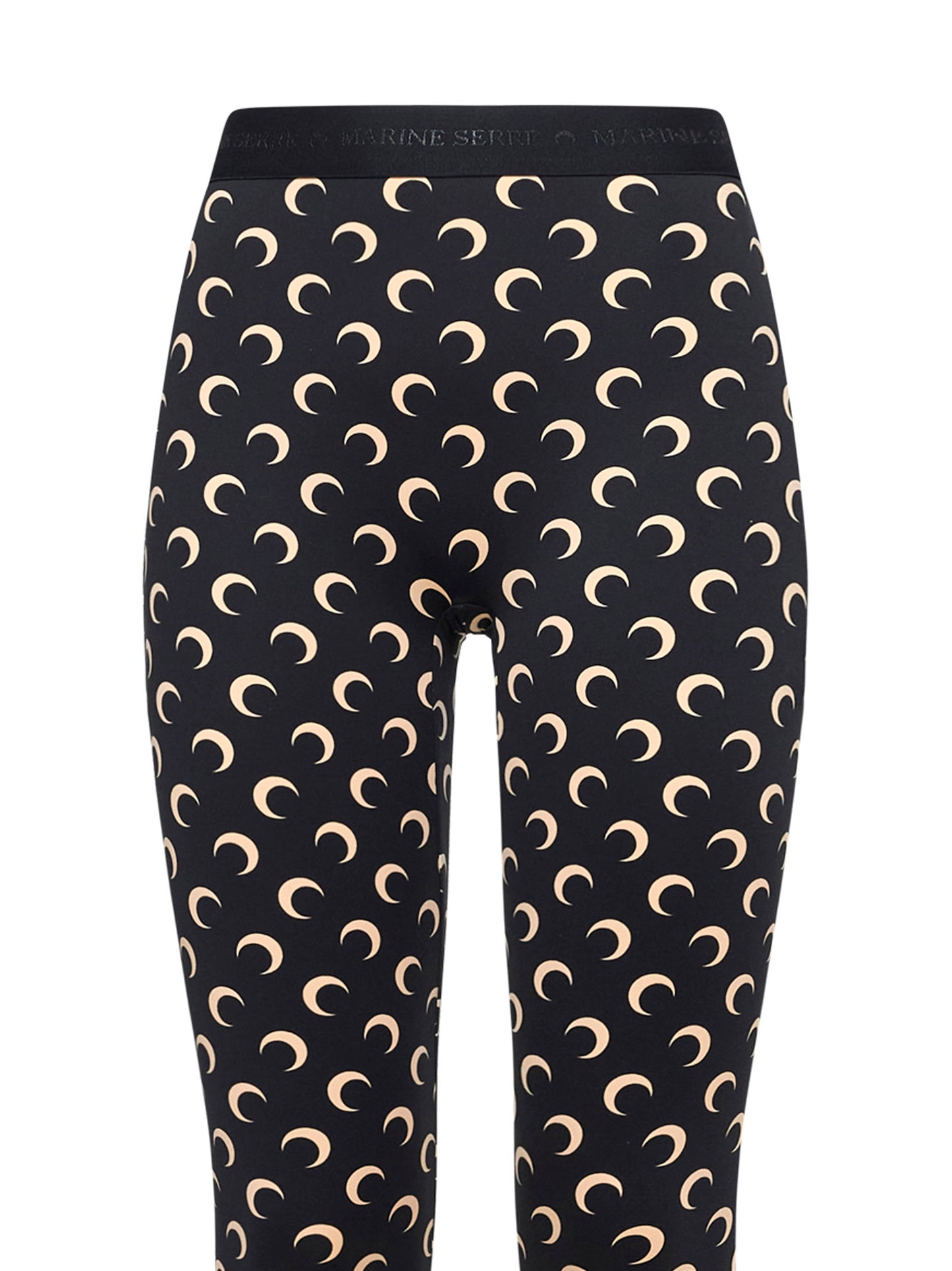 Black Moon print recycled jersey leggings