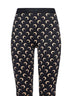 Black Moon print recycled jersey leggings