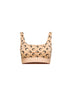 Top sportivo Moon in jersey stampato beige
