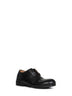 Black smooth leather Capozucca derby shoes