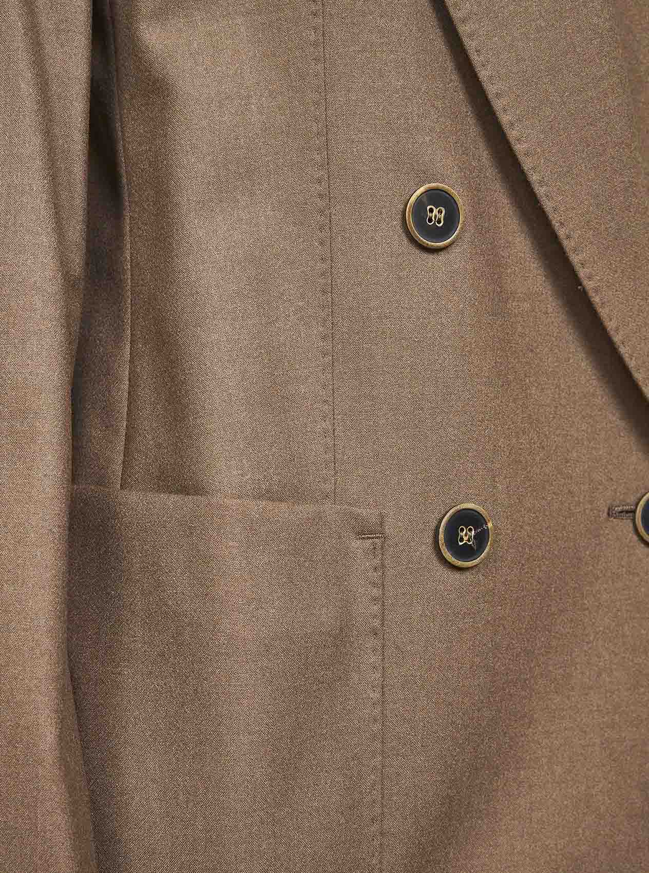 Giacca HARALD in cashmere stretch tabacco