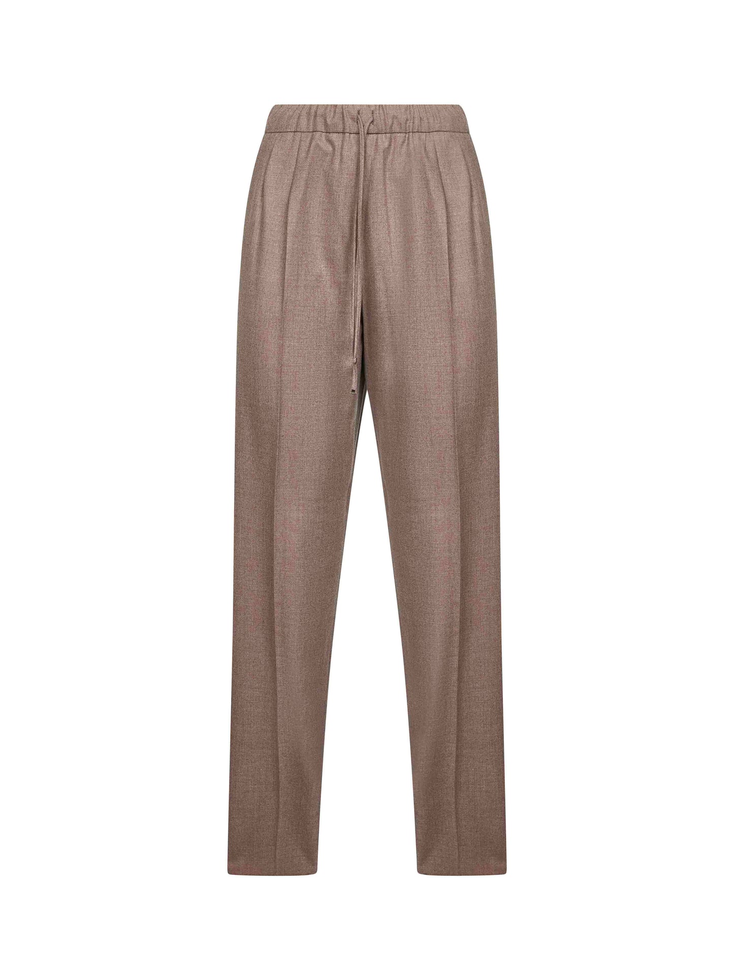 Turtledove stretch cashmere GATTI drawstring trousers