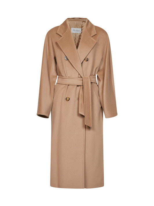 Cappotto con cintura 101801 Icon Coat MADAME cammello