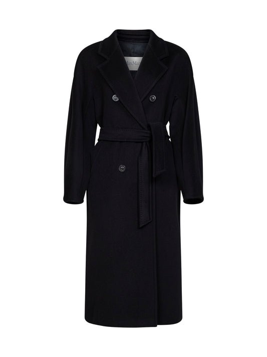 Cappotto con cintura 101801 Icon Coat MADAME nero