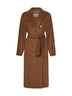 Cappotto con cintura 101801 Icon Coat MADAME tabacco