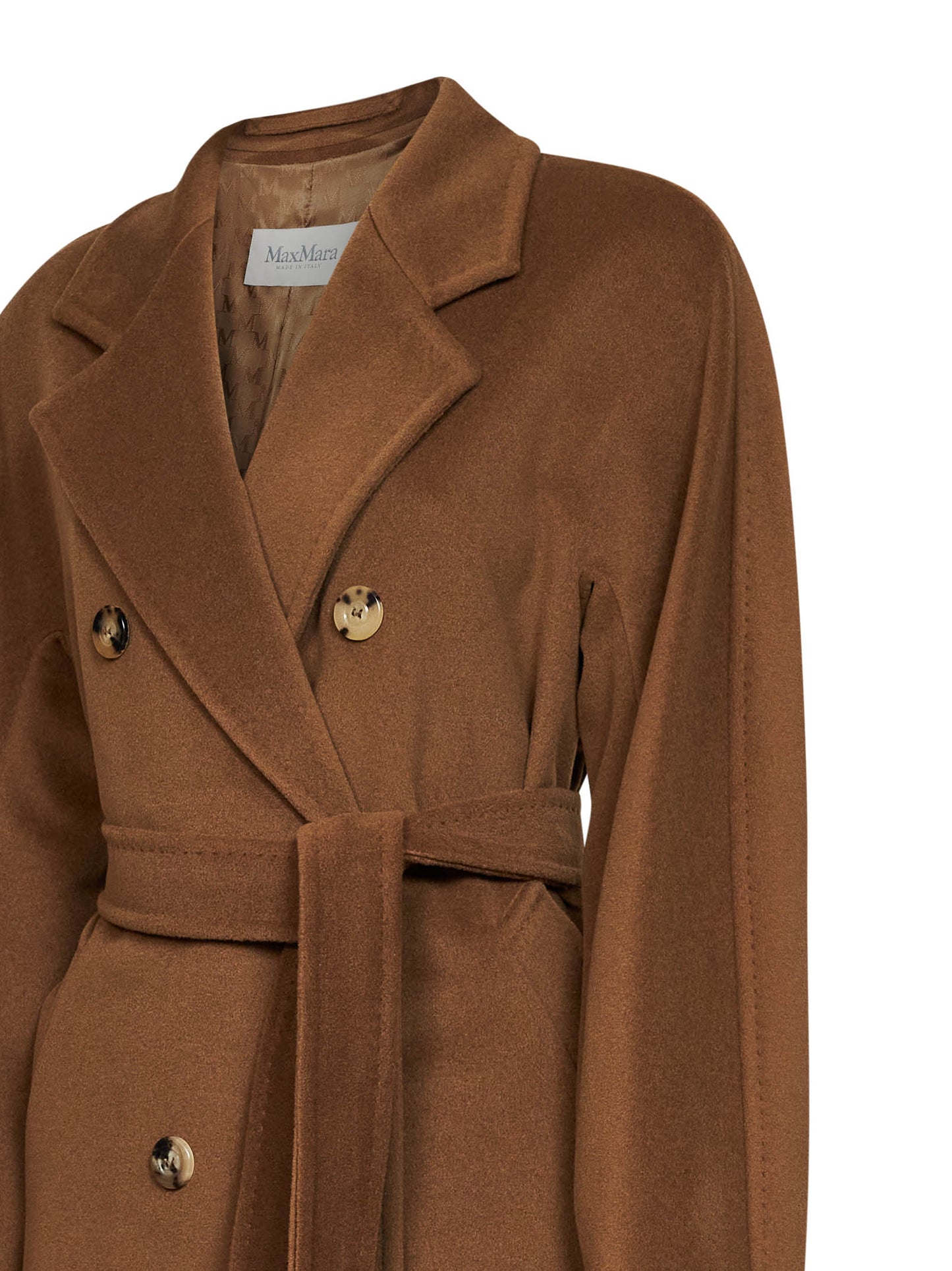 Cappotto con cintura 101801 Icon Coat MADAME tabacco