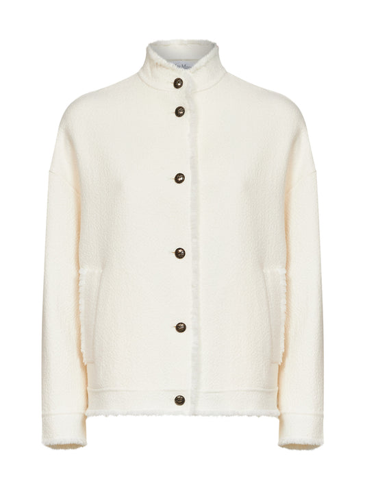 White MXMPALMI bomber jacket