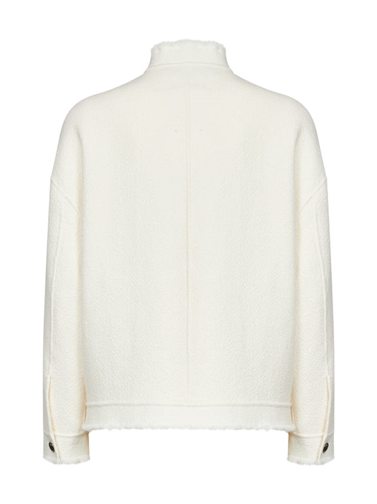 White MXMPALMI bomber jacket