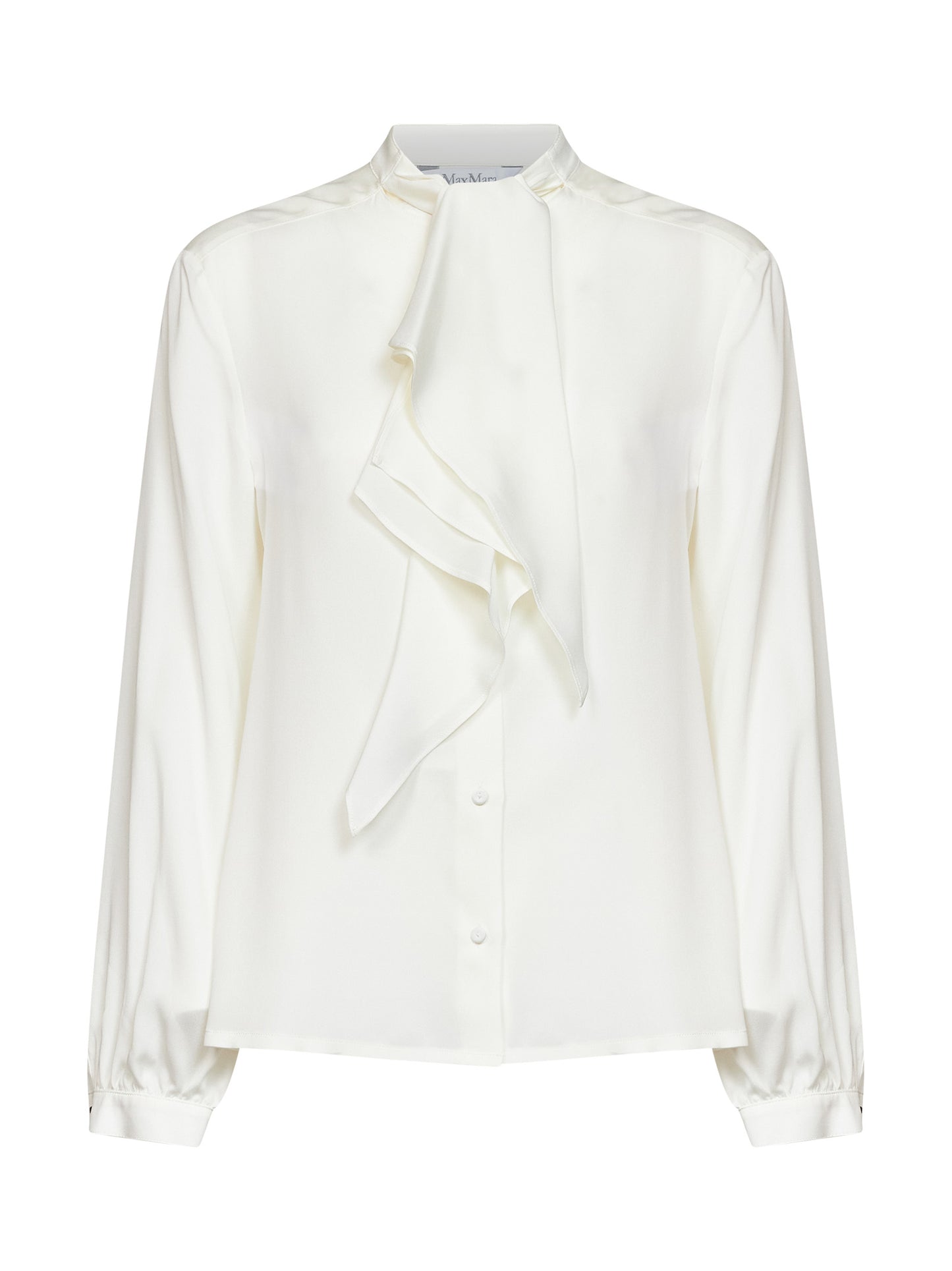 Camicia con volants in MXMLECCIO bianca