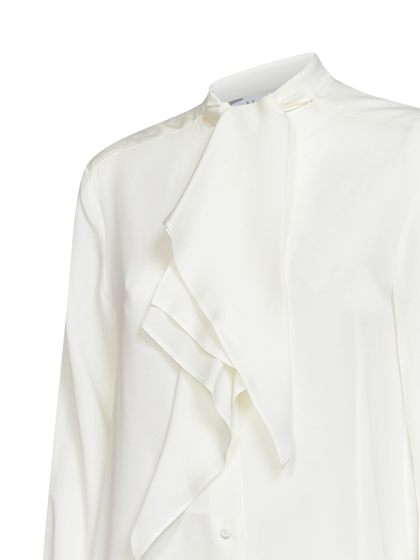Camicia con volants in MXMLECCIO bianca