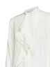 Camicia con volants in MXMLECCIO bianca