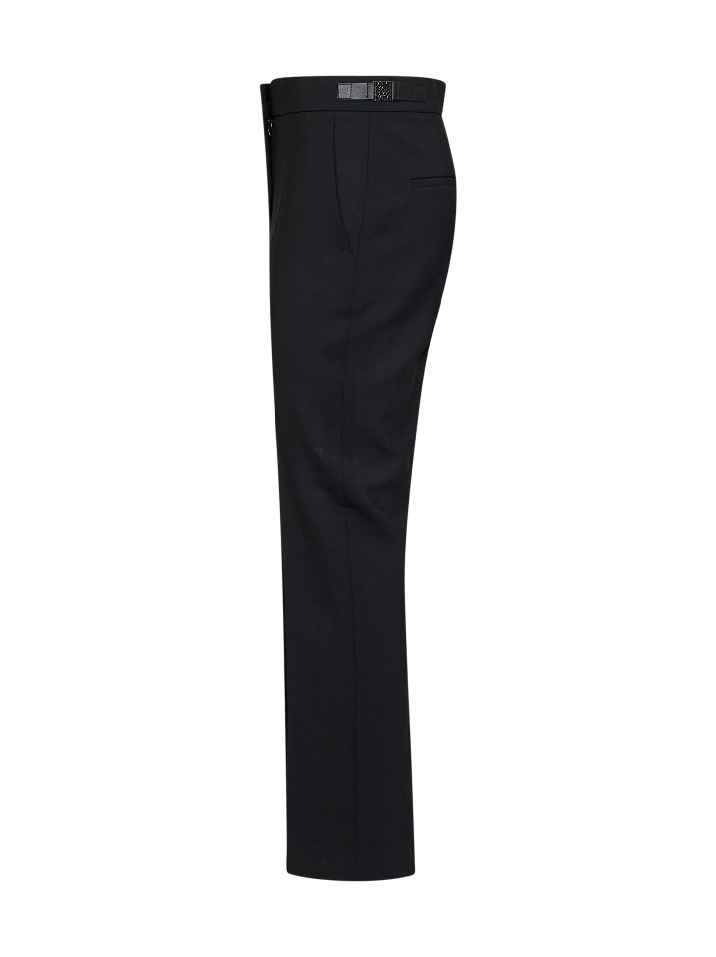 Black MXMACINO slim-fit trousers