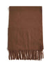 Brown cashmere WSDALIA stole