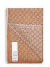 Bronze M Monogram jacquard silk blend MXAPANIERE stole