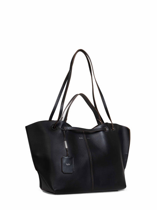 Black MIXEDDOUBLE shopper bag<BR/>