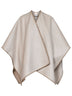 Sand wool COLOMBA belted cape