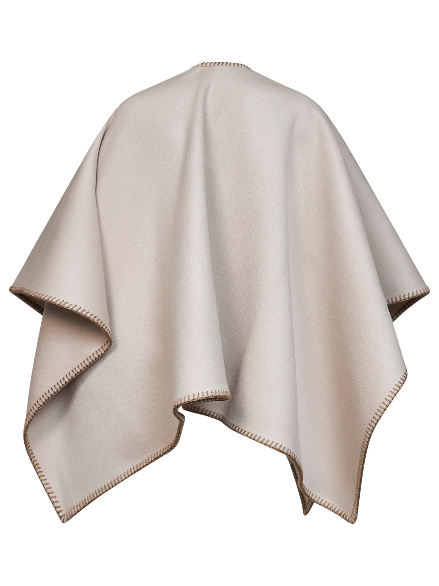 Sand wool COLOMBA belted cape