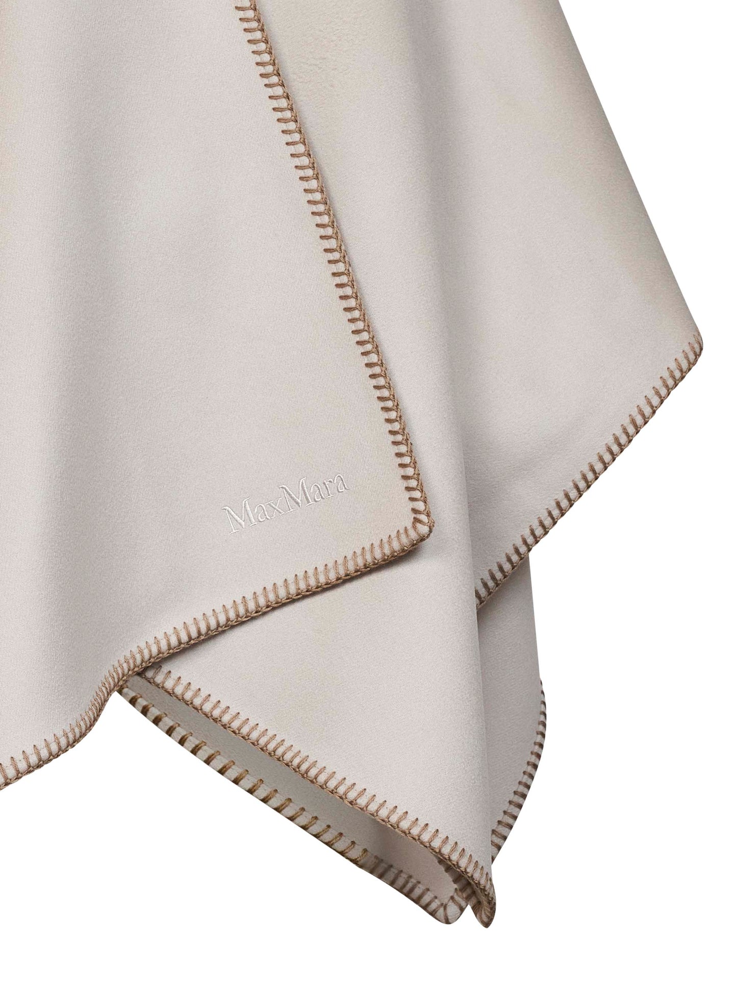 Sand wool COLOMBA belted cape
