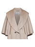 Beige cashmere drap MXAGALOSCE cape