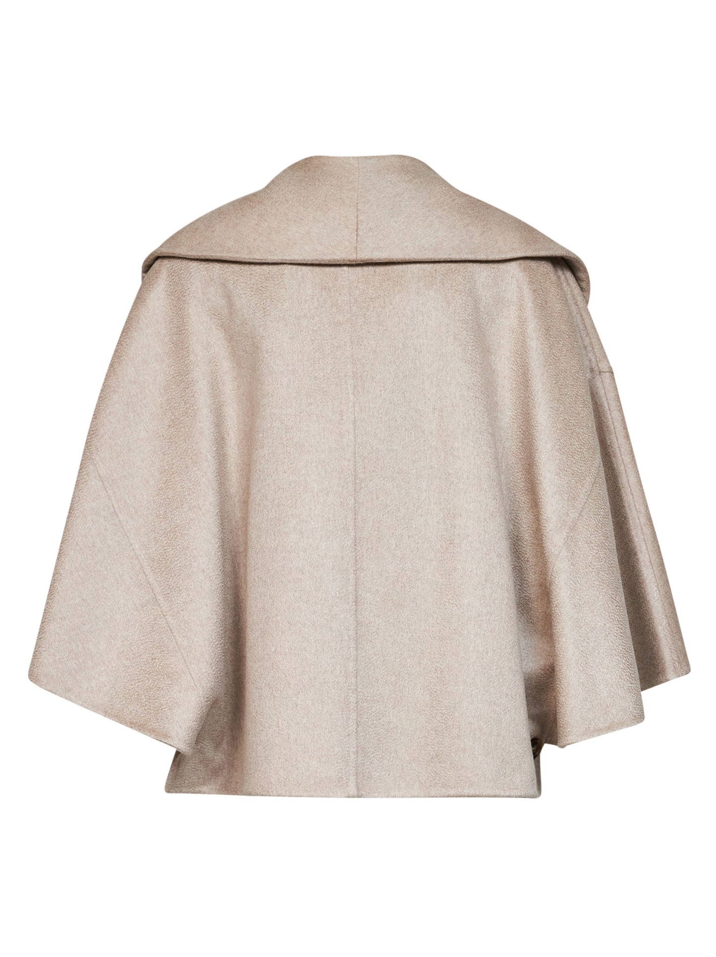 Beige cashmere drap MXAGALOSCE cape