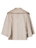 Beige cashmere drap MXAGALOSCE cape
