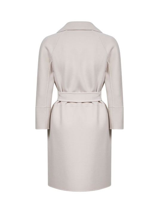 Ivory ARONA cocoon short coat