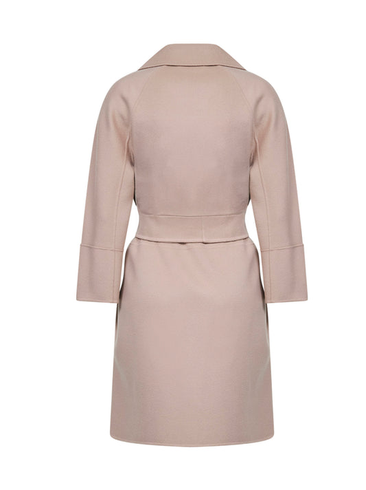 Pinky beige ARONA cocoon short coat