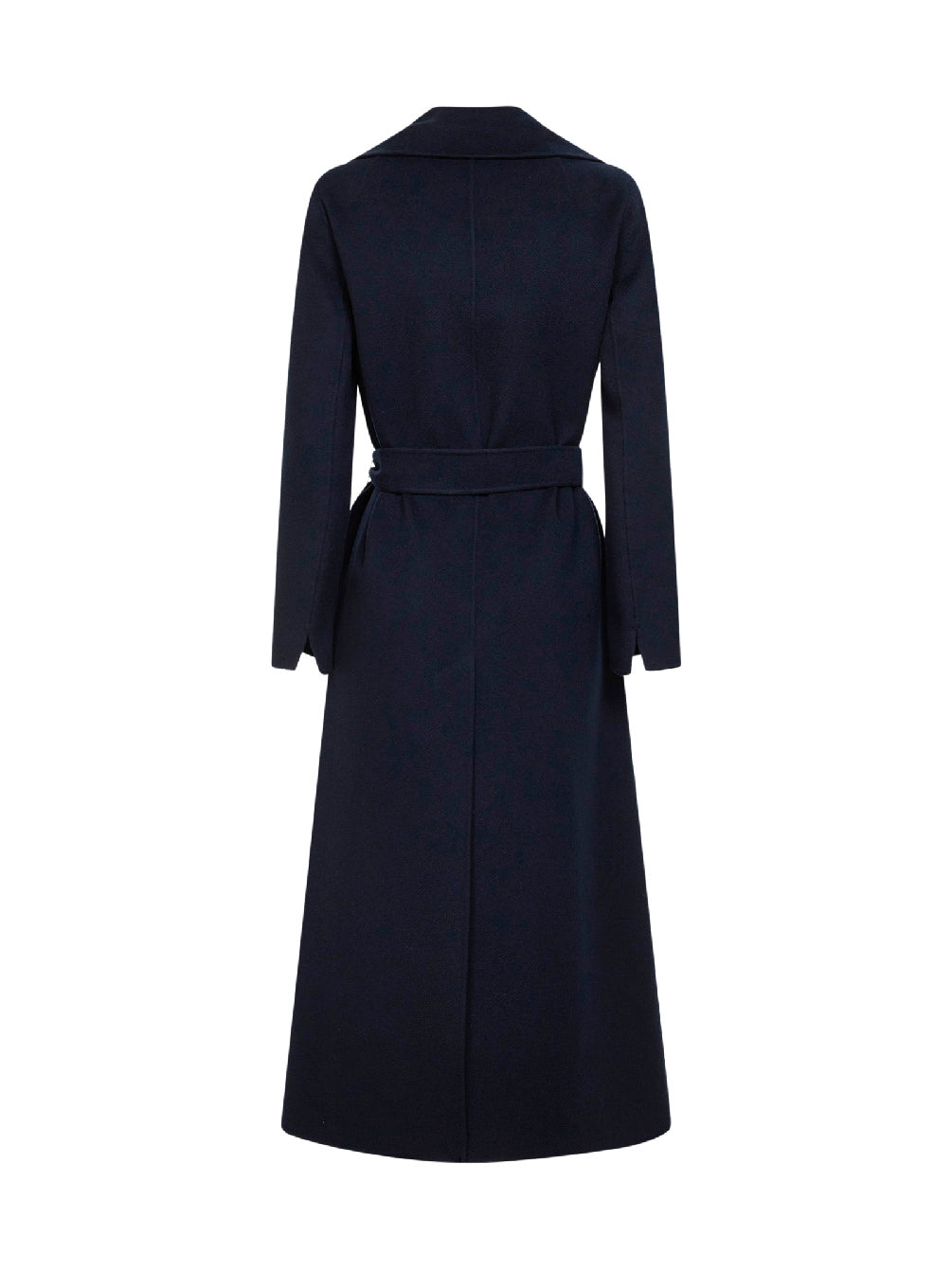 Cappotto lungo a vestaglia POLDO blu notte