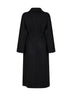 Cappotto lungo a vestaglia SMMPENELOPE nero