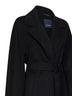 Cappotto lungo a vestaglia SMMPENELOPE nero