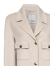 Beige double-faced wool SMMSORRISO jacket