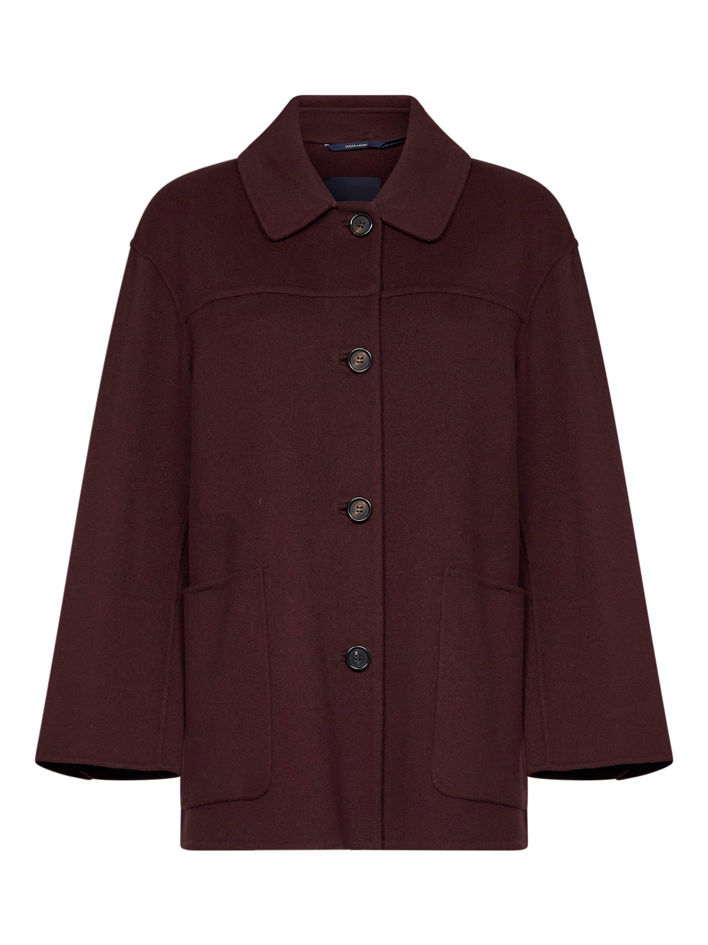 Dark red SMMGIUGNO short coat