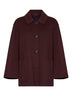 Dark red SMMGIUGNO short coat