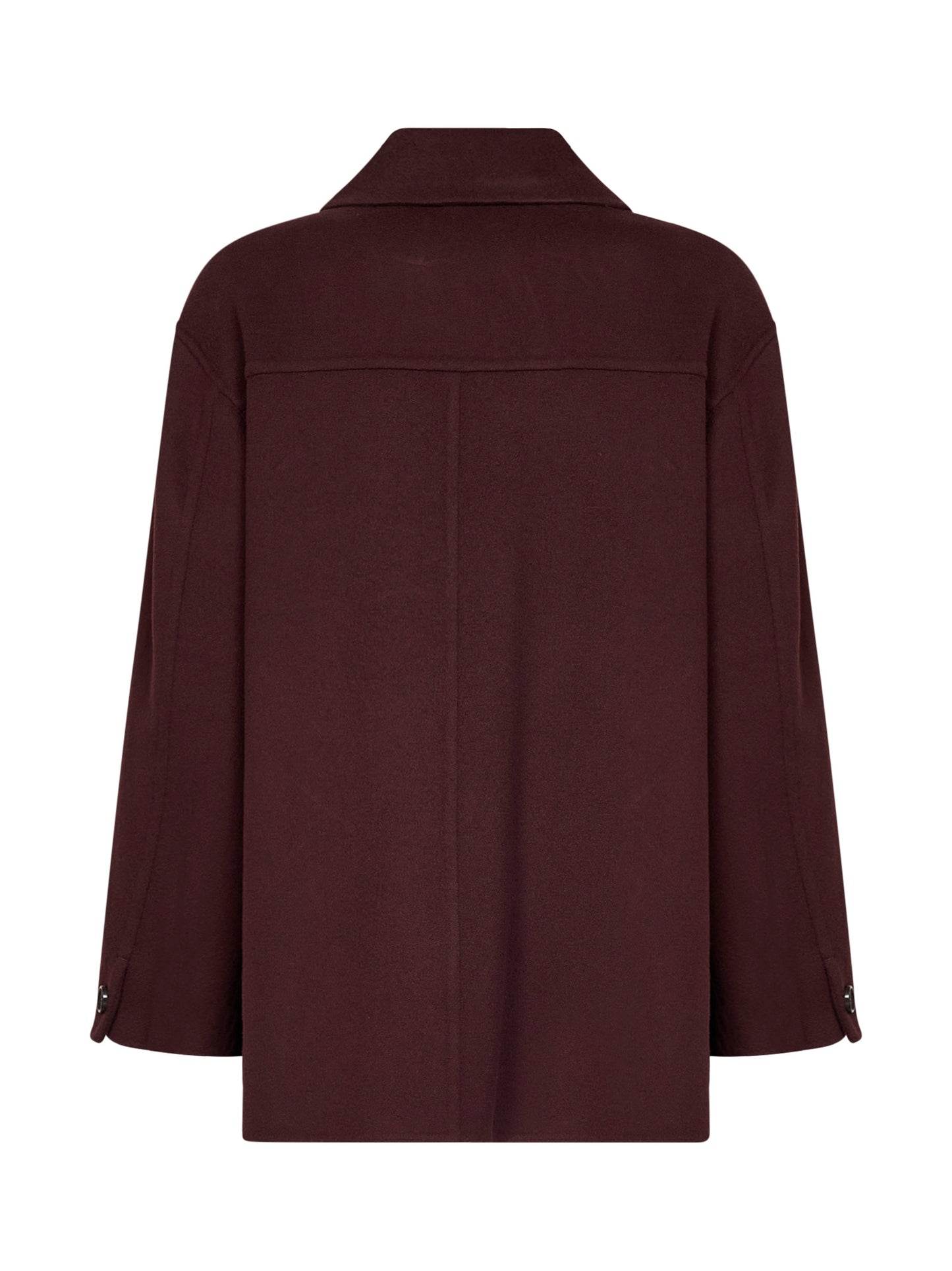 Dark red SMMGIUGNO short coat