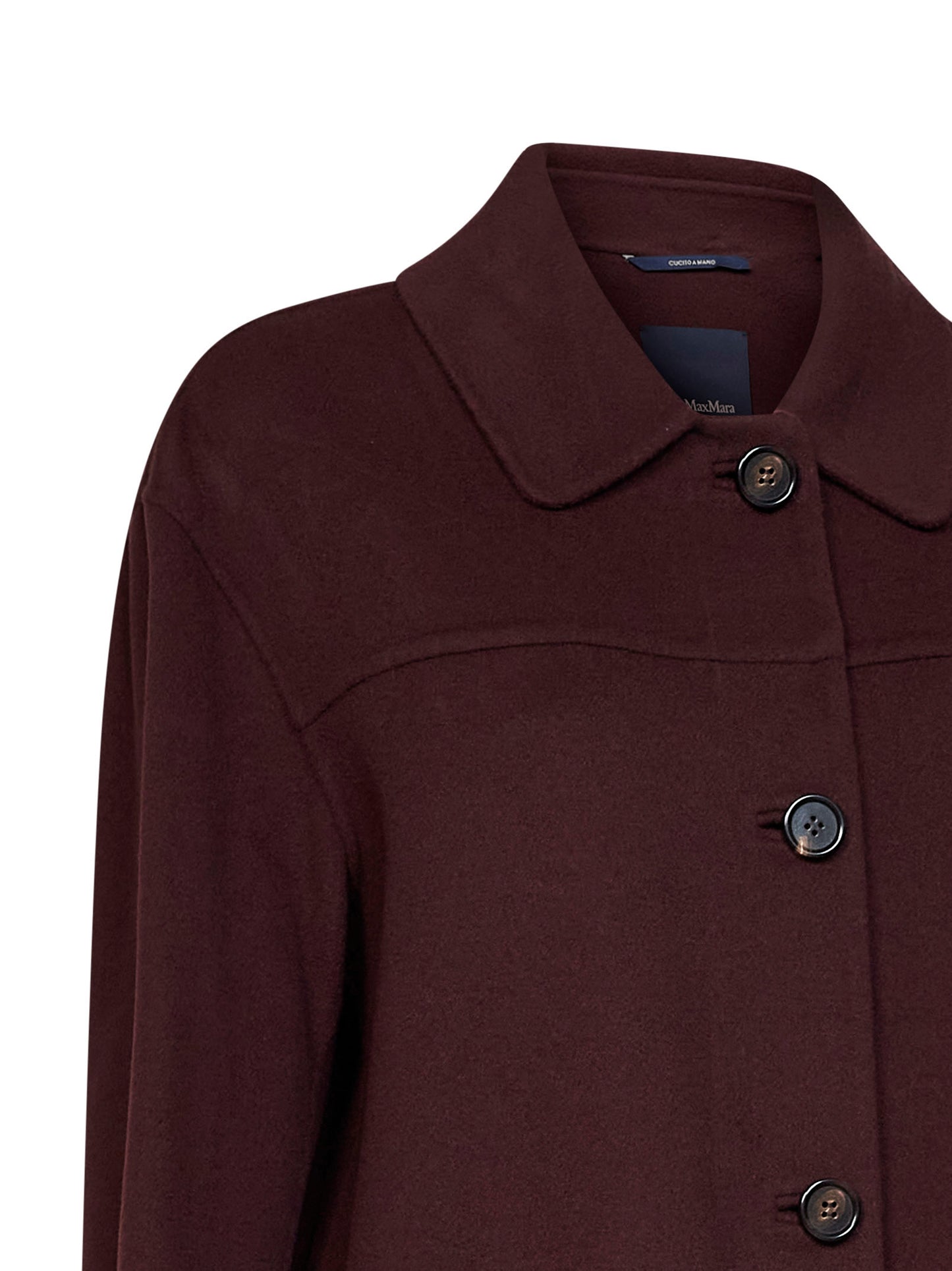 Dark red SMMGIUGNO short coat