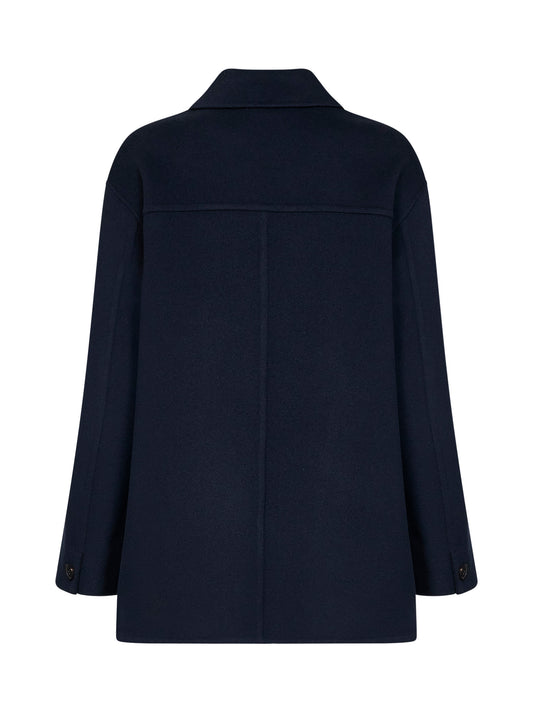 Blue SMMGIUGNO short coat